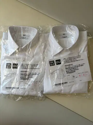 유니클로 슈퍼 논아이론 슬림 셔츠 레귤러 새상품 미개봉품
