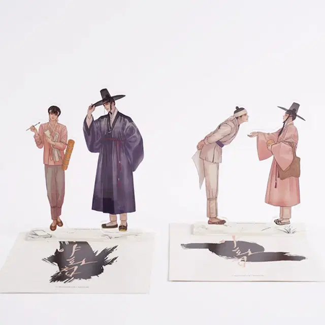 야화첩 모펀 인물그림판 신분반전 아크릴 스탠드 3개 일괄 양도