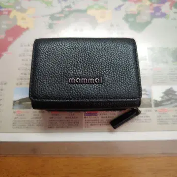 mammal 블랙 3단 폴더형 지갑
