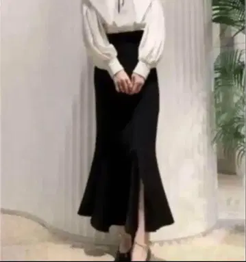 스나이델 머메이드헴 스커트 1 블랙 snidel 블랙 M