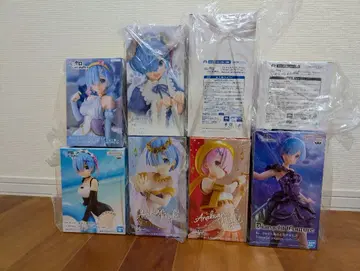 8체 세트 Re: 제로 렘, 라무 피규어 묶음 판매