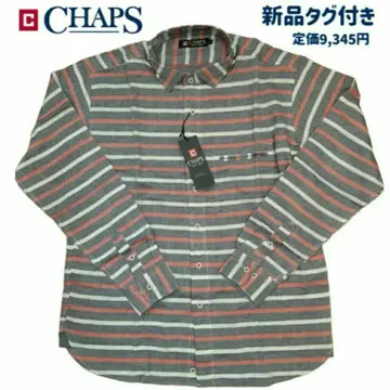[ 택 포함 새상품 ] CHAPS 차프스 긴팔 셔츠 멀티 보더
