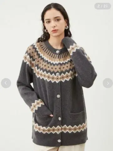 mila owen 비쥬 버튼 노르딕 가운 가디건 미라 오웬