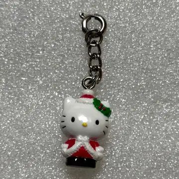 키티 산타클로스 크리스마스 참 키링 스트랩 2005