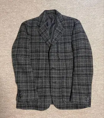 GLOBAL WORK 체크 무늬 테일러드 자켓 M