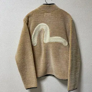 에비수 EVISU 보아 플리스 자켓 베이지