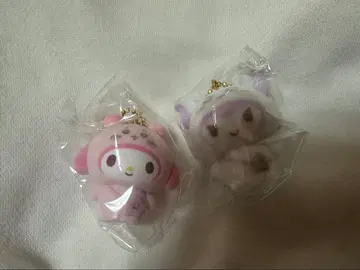 산리오 치이카와 마이멜로디 쿠로미 플로키 마스코트