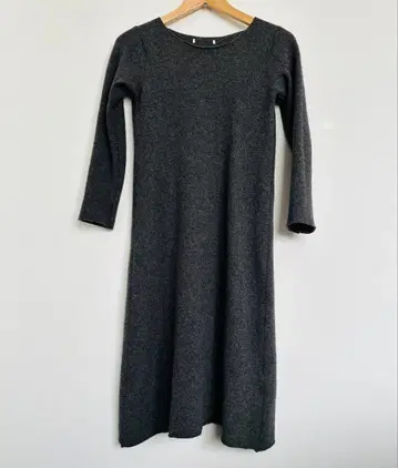 evam eva 그레이 니트 원피스