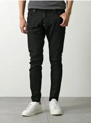 DSQUARED2 블랙 데님 스케이터