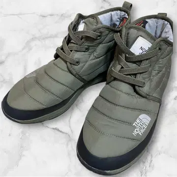 [ 컨디션 최상 ] THE NORTH FACE 하이컷 신발 올리브 그린