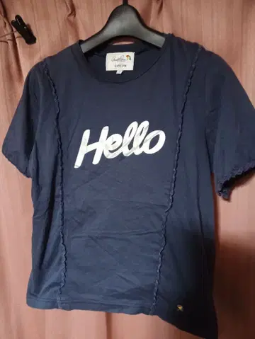 아놀드 파머 스포츠 원단 네이비 Hello T셔츠