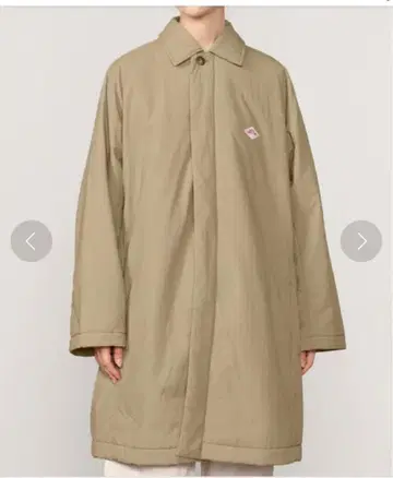 단톤 충전솜 롱 코트 S 베이지