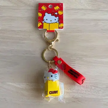 미사용 새상품 헬로키티전 한정판 러버 입체 키링