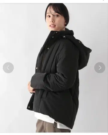 [ 새상품 ] GLOBALWORK 라이트 웜 발수 후드 블루종 블랙 M