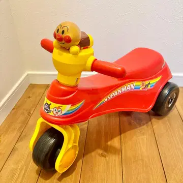 호빵맨 완파쿠 라이더 푸시카 빨간색 삼륜 바이크 아가츠마