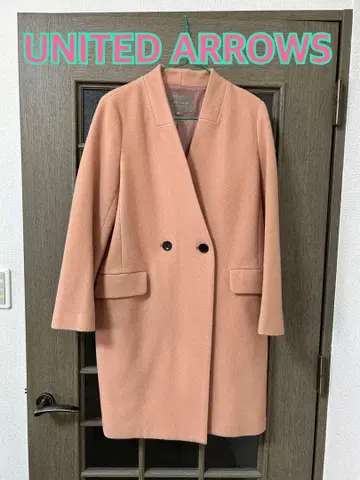 유나이티드 애로우즈 아우터 노카라 코트 체스터 코트