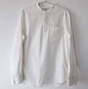 COS 코스 밴드 카라 셔츠 화이트 XS