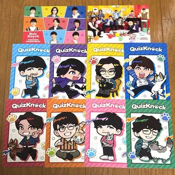 마네키네코 QuizKnock 퀴즈노크 엽서 전원 컴플리트