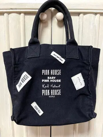 PINKHOUSE 미니 토트백 로고 x 블랙