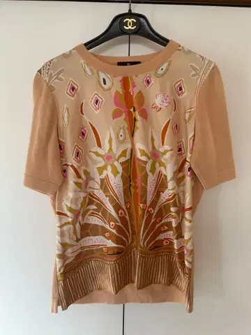 ETRO 꽃무늬 반팔 니트 42