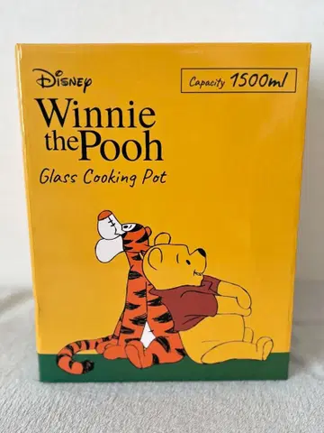 디즈니 곰돌이 푸 유리 쿡킹 포트