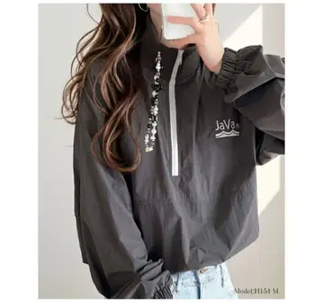 나일론 하프 지퍼