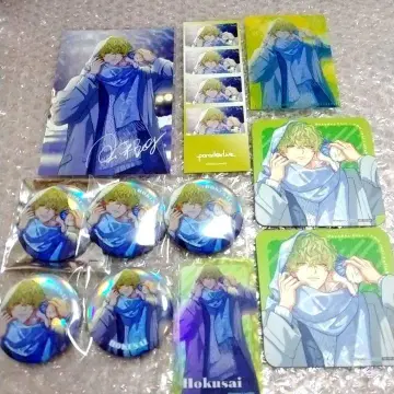 파라라이 호쿠사이 콜라보 카페 코스터 특전 캔뱃지