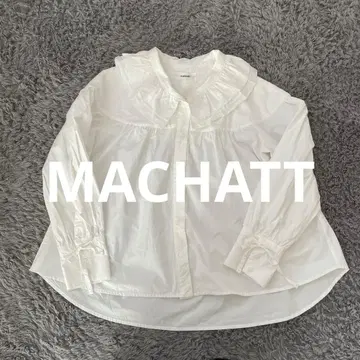 MACHATT 프릴 칼라 풍성 블라우스