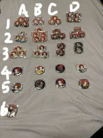 이레이스 리우라 캔뱃지 세트