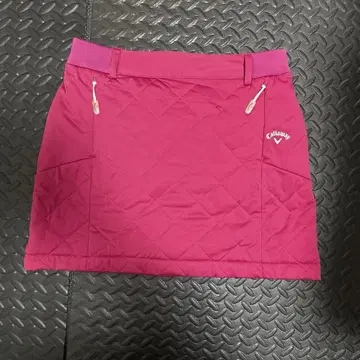캘러웨이 충전솜 스커트 핑크 L 사이즈