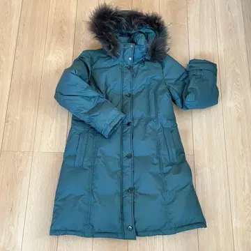 GoldenBear 골든베어 후드 부착 다운 자켓 그린