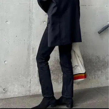 sorm'86  데님 팬츠 미사용 새상품 블랙 스트레이트 데님