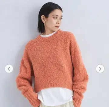 그린 라벨 릴랙싱 부클 크루넥 니트 풀오버