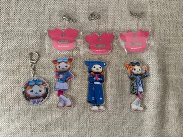 아크릴 키링 4개 세트