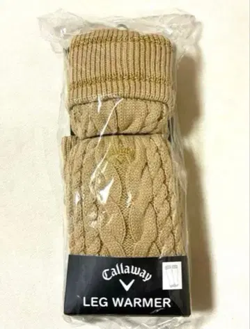 [ Callaway 캘러웨이 ] 레그 워머 베이지 골프 미사용 새상품