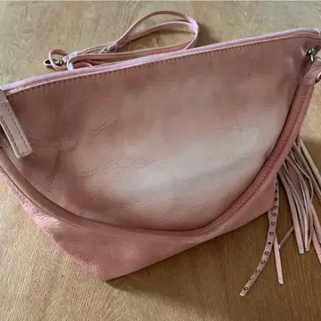 MARK ITALY 가죽 백 빈티지 핑크