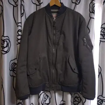 TENDERLOIN MA-1 플라이트 자켓 차콜 그레이 사이즈 XL