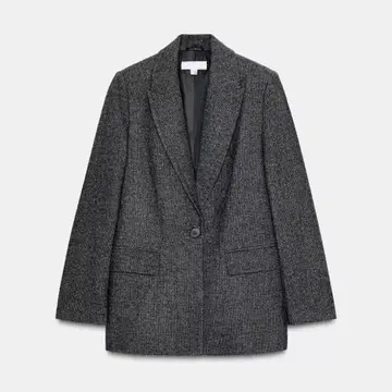 최신 ZARA 헤링본 울 블레이저 S (7-9)