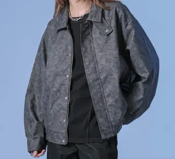 셀레그랑테 페이크 가죽 자켓