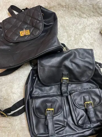 여성용 럭색 블랙