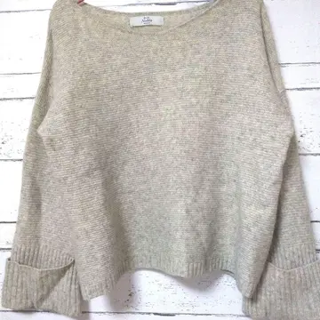 [ Noble ] 크롭 니트 스웨터 캐시미어 혼방