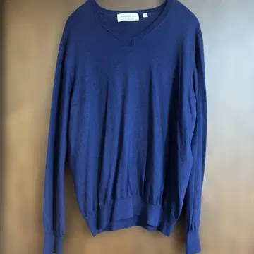 TOMORROWLAND tricot 네이비 V넥 니트