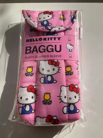 새상품/미사용 BAGGU 안경 케이스 헬로키티 파우치 바구