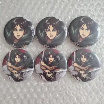 진격의 거인 AKIBA FAN CUBE 캔뱃지 엘렌 6개