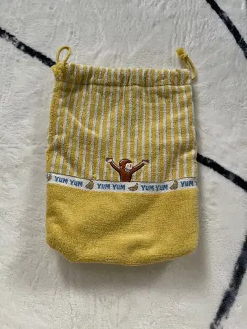 오자루의 조지 Curious George 바나나 스트라이프 복조리