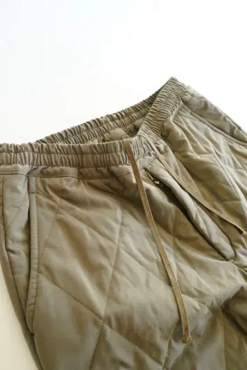 sage de cret 밑단 리브 퀼트 PT [31-80-8080]