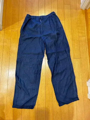 Mademoiselle NON NON 네이비 와이드 팬츠