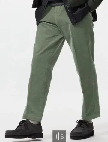 스마트 앵클 팬츠 코듀로이