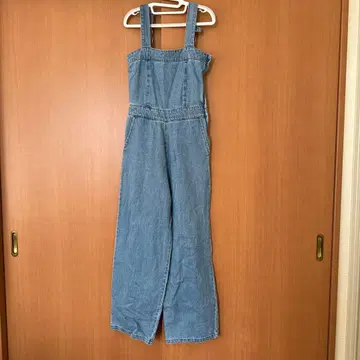 데님 살로펫 사이드 지퍼 포함