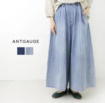 [ ANTGAUGE ] 가우초 팬츠 데님 블루 새상품급